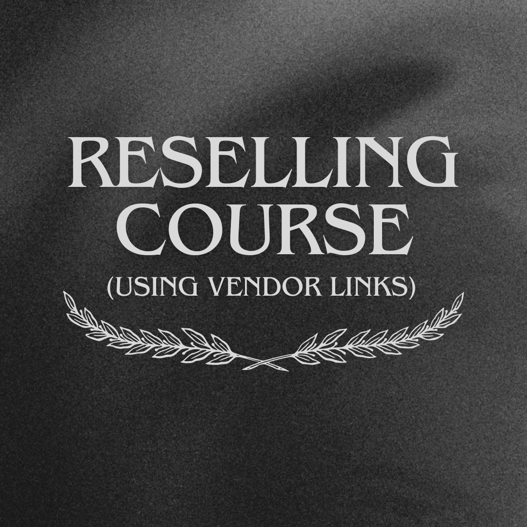 Reselling course